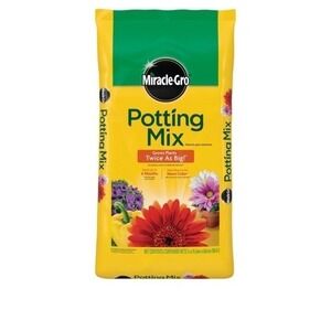 Miracle-Gro Potting Mix Gardening Soil Fertilizer Feeding Planting Garden